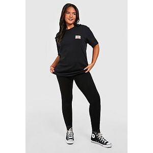 Plus England Flag T-shirt  black 48 Female