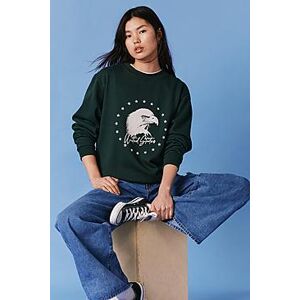 United States Eagle Graphic Sweatshirt  bottle green M Female