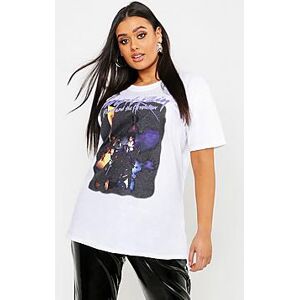 Plus Prince Purple Rain License T-Shirt  white 48 Female