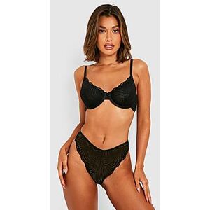 Embroidered Lace Cut Out Brazilian    Female