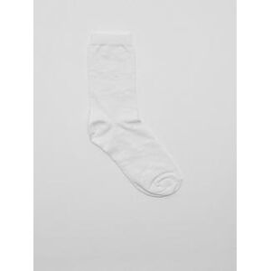 White Textured Ankle Sock    Female