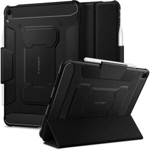 iPad Air (2022 / 2020) Spigen Rugged Armor Pro Cover m. Apple Pencil Holder - Sort