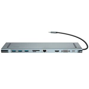 Baseus 10-i-1 Multiport USB-C Hub Stander - Space Grey