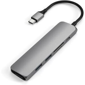 Satechi Slim USB-C MultiPort Adapter V2 - Space Grey