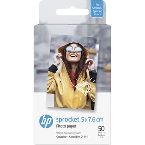 HP Sprocket / Spocket 2-in-1 Fotopapir 5 x 7,6 cm - 50 Pack