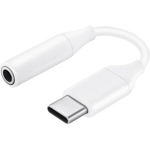 Original Samsung USB-C til Headset 3.5 mm Jackstik Adapter - Hvid