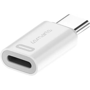 4Smarts Lightning til USB-C PD Adapter - 2 stk. - Hvid