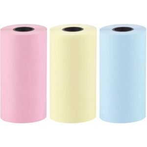 Udskrivningspapir til Hurtel Mini Cat Termisk Printer - 3 Pack - Multifarvet