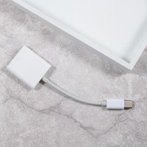 TABLETCOVERS.DK USB-C til SD-Card Adapter - Hukommelseskortlæser - Hvid