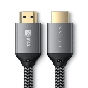 Satechi Ultra High Speed 8K HDMI til HDMI 2m - Grå / Sort