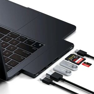 Satechi USB-C Pro Hub Slim m. 4K HDMI 100W - Midnight