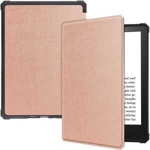 TABLETCOVERS.DK Amazon Kindle Paperwhite 5 11th Generation (2021) Læder Flip Cover - Rose Gold