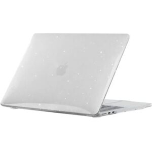 MacBook Air 13 M2/M3 (2022-2024) Tech-Protect Smartshell Cover - Glitter Clear