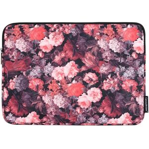 TABLETCOVERS.DK CanvasArtisan Sleeve m. Blomster Motiv Til Macbook / Bærbar PC 15