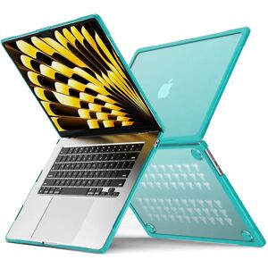 TABLETCOVERS.DK MacBook Air 15 M2/M3 (2023-2024) Hard Case - Gennemsigtig / Blå