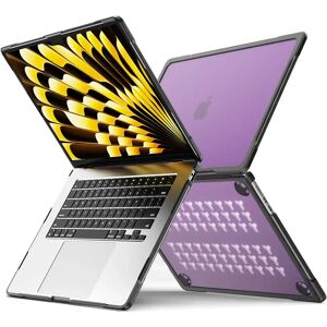 TABLETCOVERS.DK MacBook Air 15 M2/M3 (2023-2024) Hard Case - Gennemsigtig / Lilla