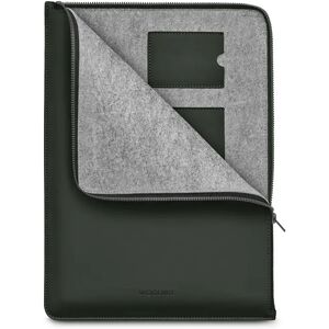 Woolnut Coated Folio PU Sleeve m. Lynlås Til Macbook / Laptop 13