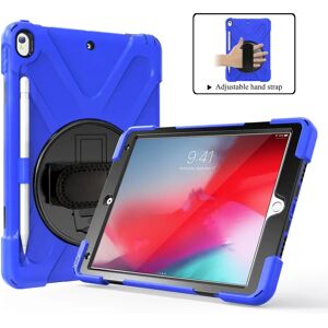 TABLETCOVERS.DK iPad Air (2019) Håndværker Cover m. 360⁰ Ståfunktion & Håndholder - Blå