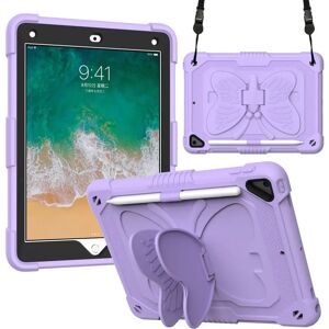 TABLETCOVERS.DK iPad (2018) / iPad (2017) / iPad Air 2 Børne Cover - Butterfly Kickstand Cover - Lilla