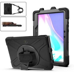 TABLETCOVERS.DK Samsung Galaxy Tab Active Pro / 4 Pro Håndværker Cover m. 360⁰ Fod & Skulderstrop - Sort