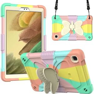 TABLETCOVERS.DK Samsung Galaxy Tab A7 Lite Børne Cover - Butterfly Kickstand Cover - Regnbue V2