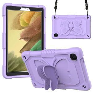 TABLETCOVERS.DK Samsung Galaxy Tab A7 Lite Børne Cover - Butterfly Kickstand Cover - Lilla