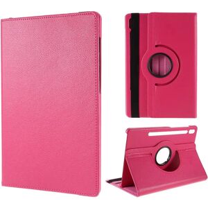 TABLETCOVERS.DK Samsung Galaxy Tab S8 / S7 Læder Flip Cover m. Standerfunktion & Penholder - Pink