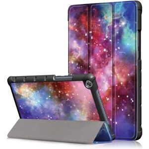 TABLETCOVERS.DK Huawei MediaPad M5 Lite 8 Læder Cover m. Folde & Standerfunktion - Purple Cosmic Space