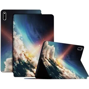 TABLETCOVERS.DK Huawei MatePad Pro 10.8 (2021/2019) Tri-Fold Læder Cover m. Ståfunktion - Stjerneskud