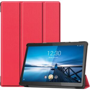 TABLETCOVERS.DK Lenovo Tab M10 FHD REL (TB-X605FC/LC) Tri-Fold Læder Cover - Rød