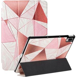 TABLETCOVERS.DK Lenovo Pad Pro / Tab P11 Pro Tri-Fold Læder Cover - Lyserød Marmor