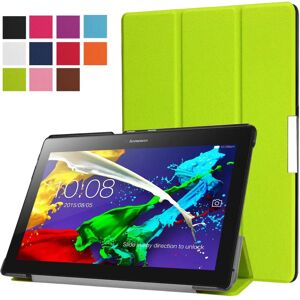 TABLETCOVERS.DK Lenovo Tab3 10 Tri-Fold Magnetic Hard Case Etui Grøn