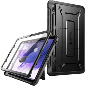 Samsung Galaxy Tab S7 FE Håndværker Cover - Supcase Beetle Unicorn Pro Cover m. Beskyttelsesfilm - Sort