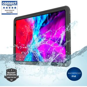 iPad Pro 12.9 (2020-2021) - 4smarts Rugged Waterproof Case Stark (Vandtæt Cover) - Sort