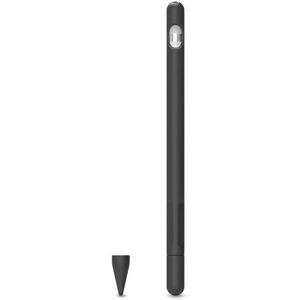 Tech-Protect Apple Pencil 1 Blødt Silikone Cover - Sort