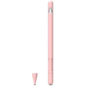 Tech-Protect Apple Pencil 1 Blødt Silikone Cover - Lyserød