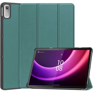 TABLETCOVERS.DK Lenovo Tab P11 Gen. 2 Tri-fold Læder Cover m. Vågeblus Funktion - Grøn