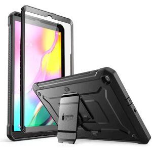 Samsung Galaxy Tab A 10.1 (2019) Håndværker Cover - Supcase Unicorn Beetle Pro Cover m. Beskyttelsesfilm - Sort