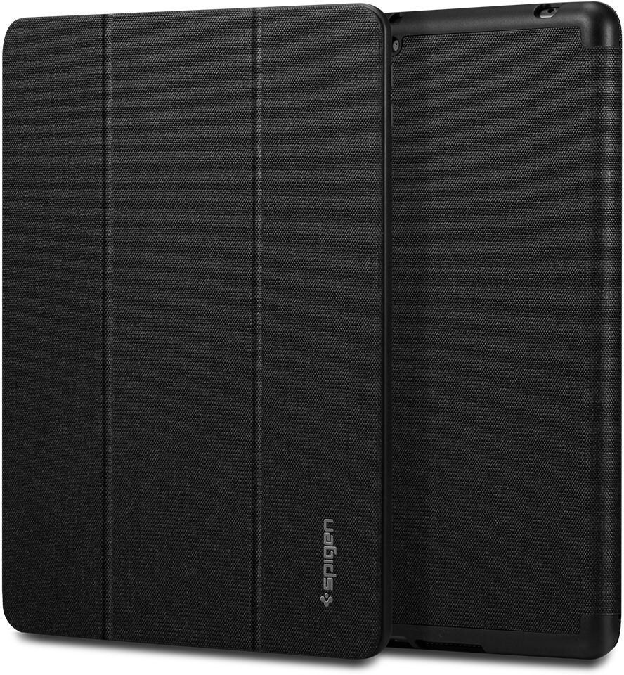 Spigen iPad 10.2" (2020 / 2019) Spigen Urban Fit Stof Cover m. Pen Holder - Sort