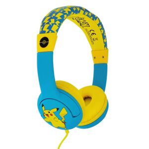 Pokemon Børne Headset 3-7 År Max. 85dB - Pokémon Pikachu - Blå / Gul