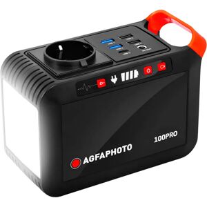 AgfaPhoto Powercube 100Pro Powerstation 88.8Wh - Sort