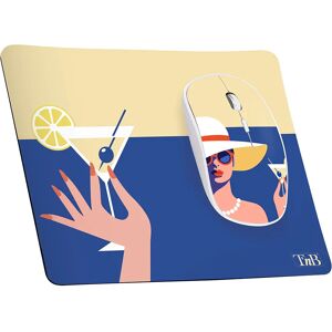 T'NB Exclusiv' Series Bundle Trådløs Mus & Musemåtte - Cocktail