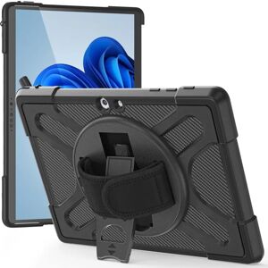 TABLETCOVERS.DK Microsoft Surface Go / Go 2 Cover m. Håndholder & Kickstand - Sort