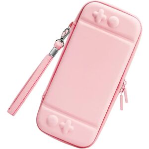 TABLETCOVERS.DK Nintendo Switch / Switch OLED Opbevaringstaske m. Lynlås - Lyserød