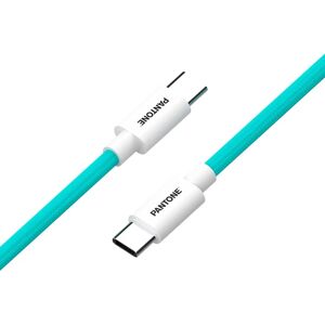 Pantone 60W PD USB-C til USB-C Kabel 1.5m - Turkis