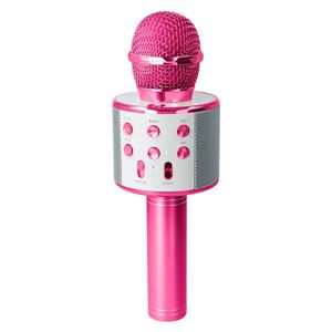 Forever BMS-300 Bluetooth Karaoke Mikrofon m. Højtaler - Lyserød