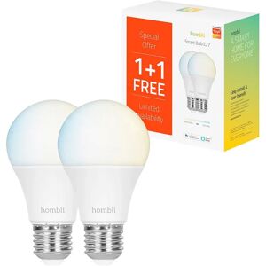 Hombli Smart Bulb E27 m. CCT 9W - Hvid