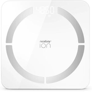 Niceboy ION Smart Scale - Bluetooth Kropsanalyse Badevægt - Hvid