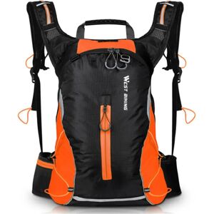 TABLETCOVERS.DK West Biking Sport Rygsæk (16L) - Sort / Orange