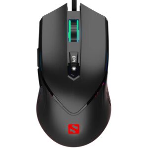 Sandberg Azazinator 6400 Gaming Mouse m. RGB Lys & 7 Knapper - Sort